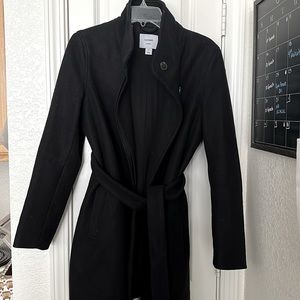 Old Navy MATERNITY tie waist winter coat